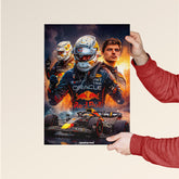 Max Verstappen Red Bull F1 Dynamic Poster